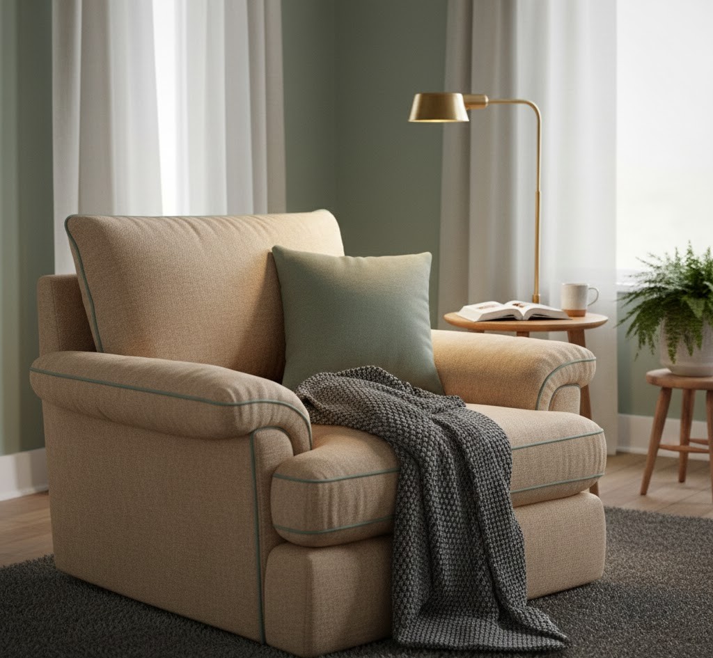 Comfortabele fauteuil voor ontspanning