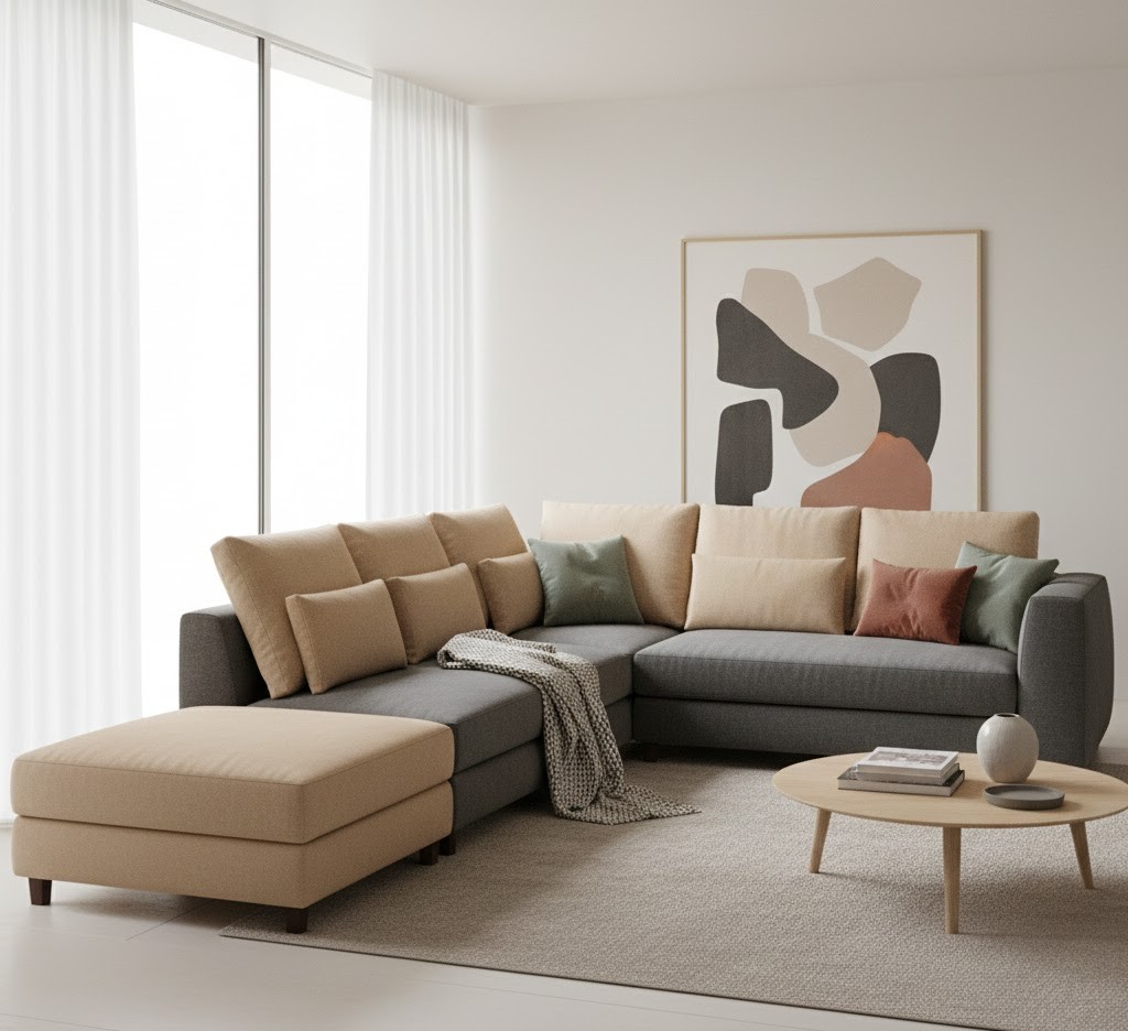 Op maat gemaakte hoekbank